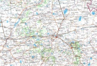 карта областей северного казахстана