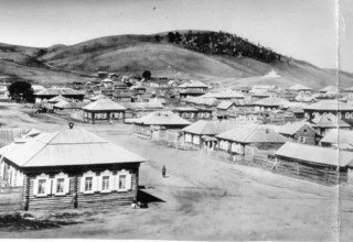 Вид на часовню и сопку, 1880