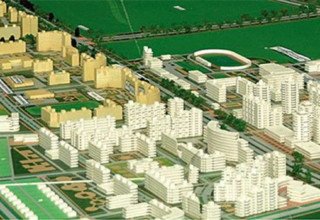 Часть проекта планировки северной части Кокшетау.