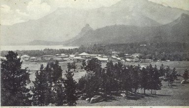 Боровое. Акмолинской области. Панорама Борового. Открытки 1910-1920