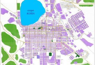 Кокшетау - очень удобный в плане застройки город, единственный в стране, расположенный на берегах крупного озера
