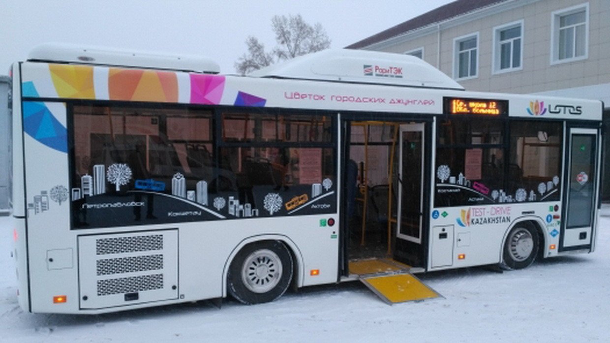 новые автобусы в Кокшетау