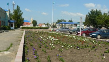 Зеренда, центральная площадь