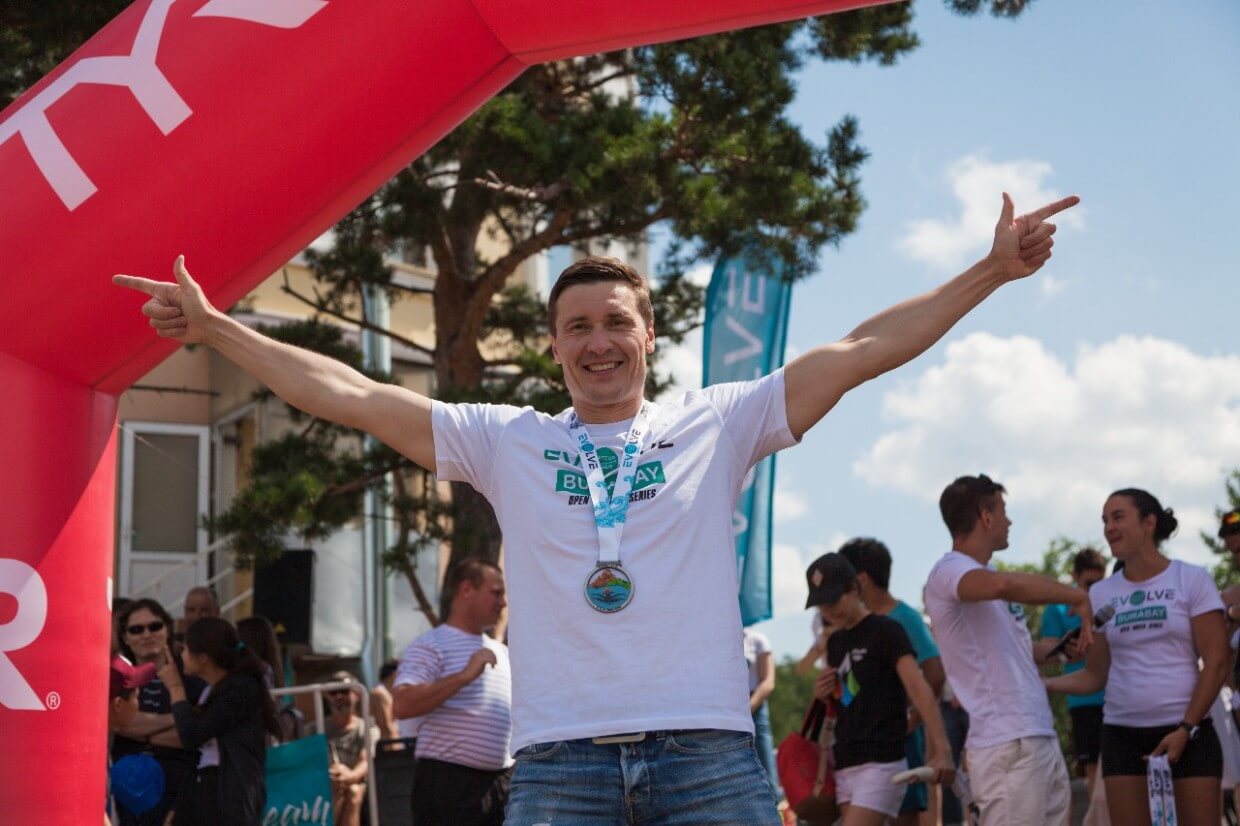 первый в Казахстане массовый заплыв «Burabay Swim 2018»