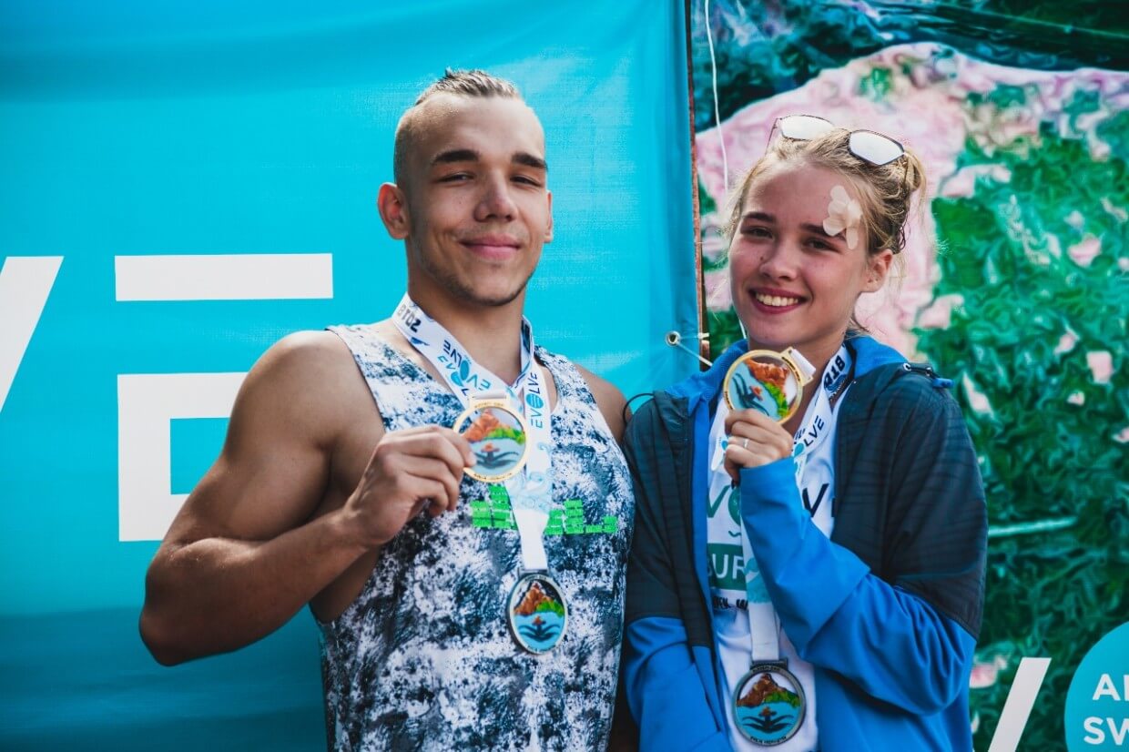 первый в Казахстане массовый заплыв «Burabay Swim 2018»