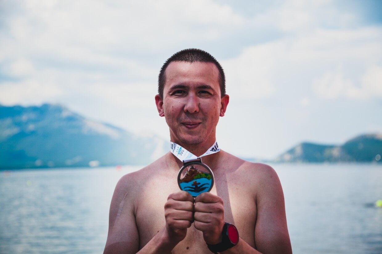 первый в Казахстане массовый заплыв «Burabay Swim 2018»