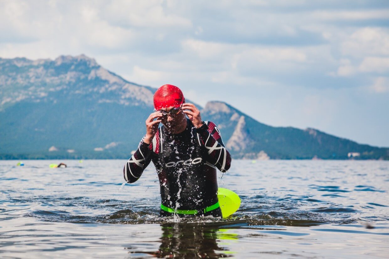 первый в Казахстане массовый заплыв «Burabay Swim 2018»