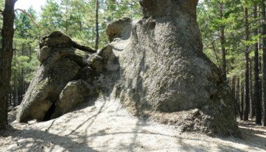 Боровое, Синюха, горы и скалы