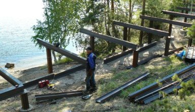 Заключительный участок новой велодорожки от Щучинского озера до "Ракушки". 18 августа 2018