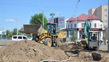 Развязка Горького - Ауэзова, Кокшетау. Фото - Степной маяк