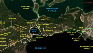 Карта Борового