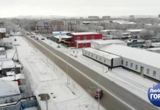 Реконструкция улицы Габдуллина в Кокшетау, декабрь 2018