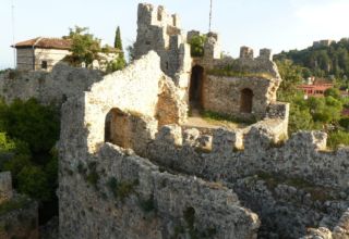 Алания, северо-западная часть старой крепости Alanya Kalesi