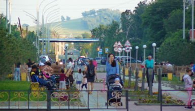 ул.Садвакасова (Н.Крупской) Кокшетау, 24 июня 2019