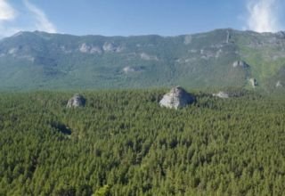 Боровое. Панорама Синюхи (Кокшетау).