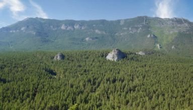 Боровое. Панорама Синюхи (Кокшетау).