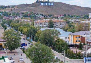 Кадры из панорамы города -1. Кокшетау Онлайн