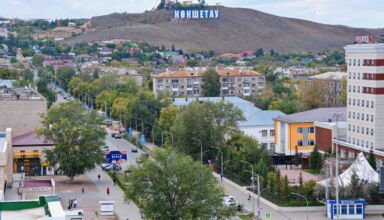 Кадры из панорамы города -1. Кокшетау Онлайн