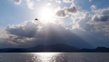 Воспоминанье о минувшем лете. Небо. Кокшетау Онлайн.