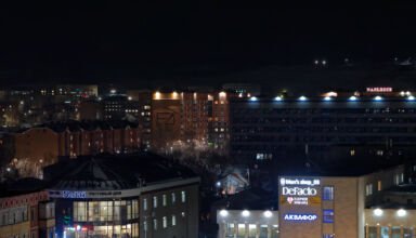 Город предновогодний -3. Крупные планы. Кокшетау Онлайн.