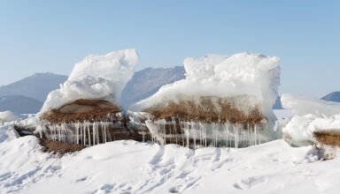 Боровское озеро Аулиеколь, февраль. Кокшетау Онлайн.