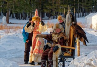 Немного январских картинок Жумбактаса (Сфинкса) с Окжетпес и с поляны Абылай хана.