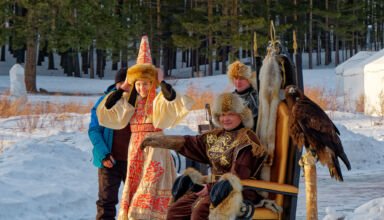 Немного январских картинок Жумбактаса (Сфинкса) с Окжетпес и с поляны Абылай хана.