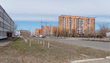 Фотографии после зимы в районе первой школы. Ул. Темирбекова - Ауэзова - Абая. Территория школы, Университет им.Ш.Валиханова, новостройки. 16 апреля 2023.