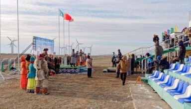 Часть первая. Официальное открытие международного турнира "Кансонар-2023" имени прославленного беркутчи Масипа Батыпханулы.