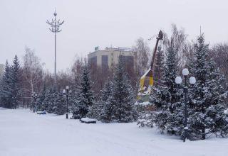 Сквер у Казахского драмтеатра. Кокшетау Онлайн.