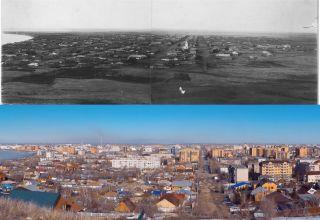 Панорама Кокчетава - Кокшетау 1990 - 2020