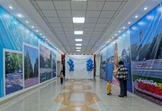 Мои фотографии в качестве передвижной стеновой живописи в фотозонах :) Сейчас в ДК Достар, Кокшетау.
