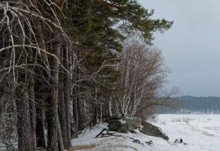 Фотозарисовки с берега озера. Рыбаки, горы в облаках, люди на машинах, которым всё можно. 14 декабря 2024 * #kokshetau_online #kokshetau_online_borovoe #borovoe #kokshetau #burabay #боровое #кокшетау * #lumix #lumixg9