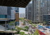 Большой просторный ТЦ Joy City, улицы города, река. 13 апреля 2026