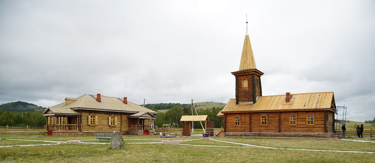 Восстановленная усадьба ханши Айганым в Сырымбете. Фото из интернет.