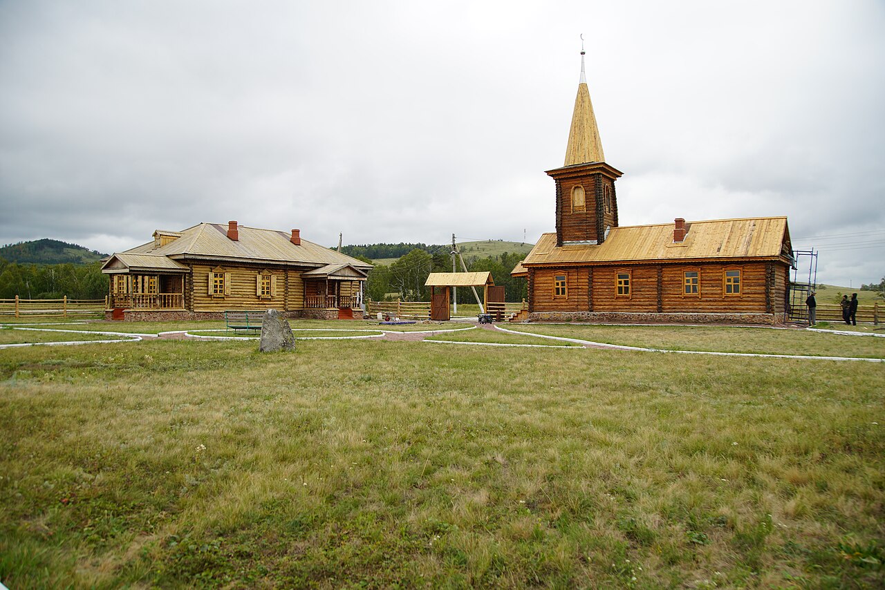 Восстановленная усадьба ханши Айганым в Сырымбете. Фото из интернет.