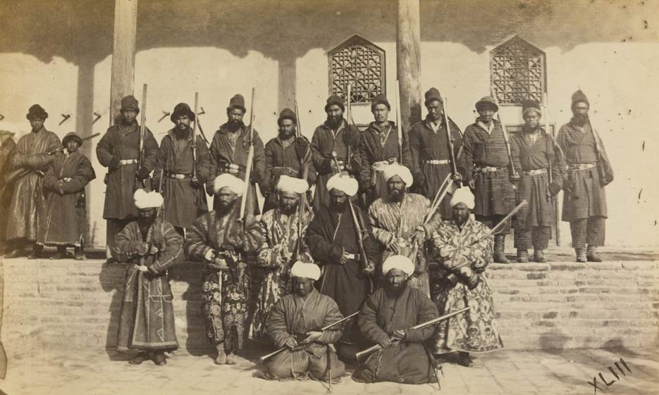 Дунганское ополчение. Фото Э.Ф. Чапмена*. 1873. Фото из интернет.