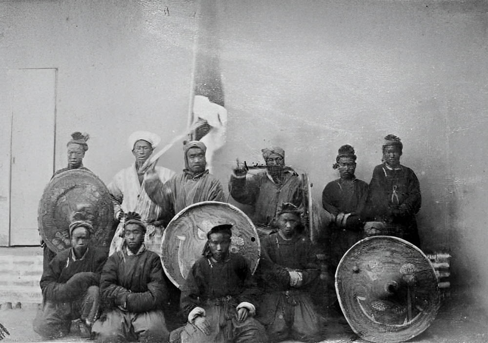 Дунганское ополчение. Фото Э.Ф. Чапмена. 1873. Фото из интернет